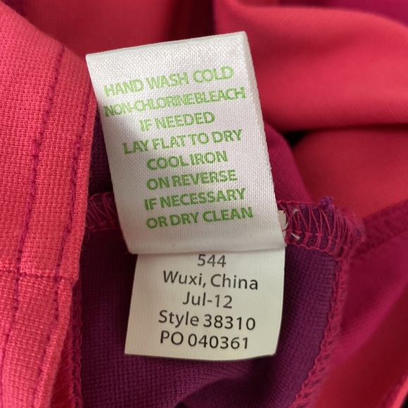 Lilly Pulitzer Cheyenne Banded Striped Pencil Slip Skirt in Passion Pink - S - Picture 11 of 11